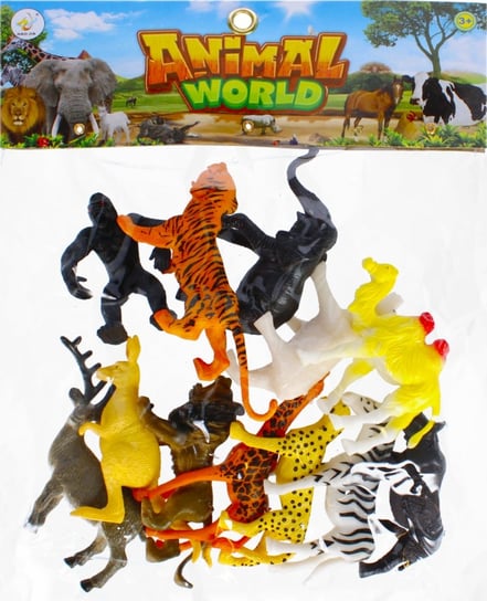 Mega Creative, Zwierzęta dzikie figurki, 460478 Mega Creative