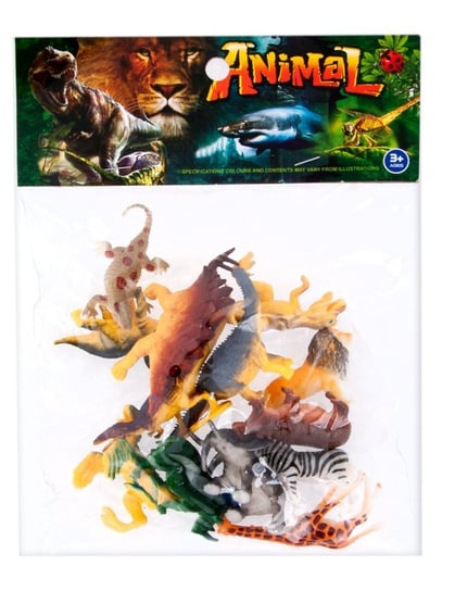 Mega Creative, Zwierzęta figurki dinozaury dzikie 17x24cm Mega Creative