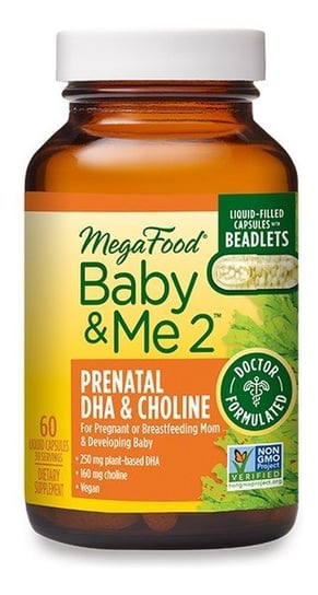 Mega Food Baby & me 2 prenatal dha & choline suplement diety 60 kapsułek Mega Food