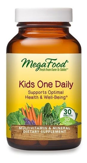 Mega Food Kids one daily suplement diety dla dzieci 30 tabletek Mega Food