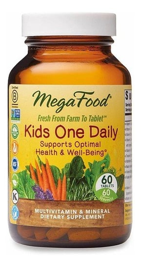 Mega Food Kids one daily suplement diety dla dzieci 60 tabletek Mega Food