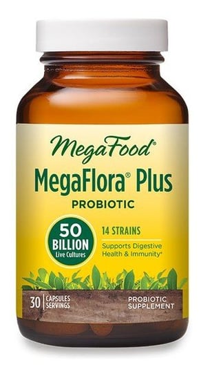 Mega Food Megaflora plus probiotic probiotyki suplement diety 30 kapsułek Mega Food