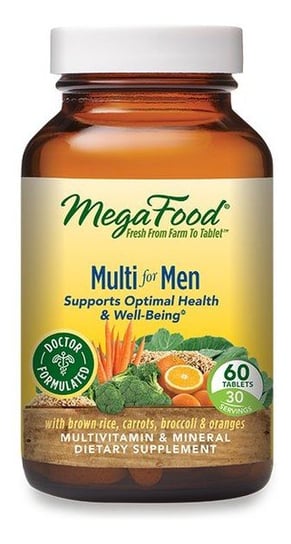 Mega Food Multi for men multiwitaminy i minerały dla mężczyzn suplement diety 60 tabletek Mega Food