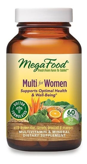 Mega Food Multi for women witaminy i minerały dla kobiet suplement diety 60 tabletek Mega Food