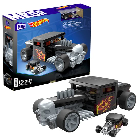 Mega, Hot Wheels Bone Shaker, Klocki kolekcjonerskie, HRY17 Mega