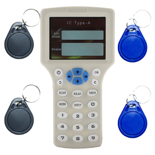 MEGA KOPIARKA PROGRAMATOR DUPLIKATOR BRELOKÓW KART+4 BRELOKI NFC ...