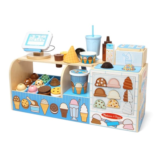 Mega Lodziarnia - Drewniany Zestaw Do Zabawy W Sklep Z Lodami Melissa & Doug