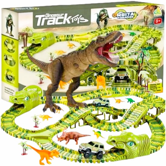 Mega Tor Wyścigowy Dinozaur Dino Park Xxxl 271 El. Kruzzel