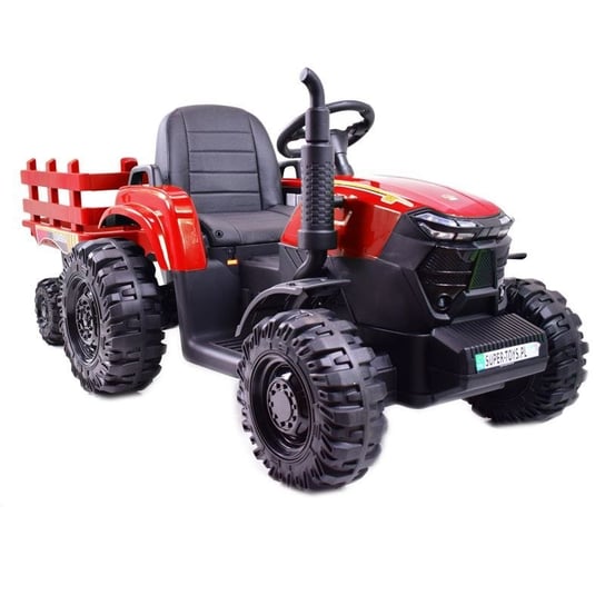 Mega Traktor Agriculture Z Przyczepą 2x200, 24v, Szybki Super Jakosć/jc000b SUPER-TOYS
