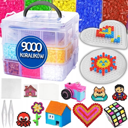 MEGA ZESTAW 9000 PRASOWANKA KORALIKI DO PRASOWANIA XXL KREATYWNY NA PREZENT ARSA GO