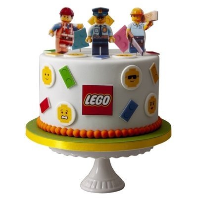 Mega Zestaw Do Dekoracji Tortu Lego 21 El. Słodka Fanaberia