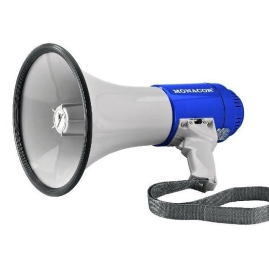 Megafon Monacor TM-15 - 25W ze zintegrowanym mikrofonem, syreną i gwizdkiem - Niebieski Inna marka