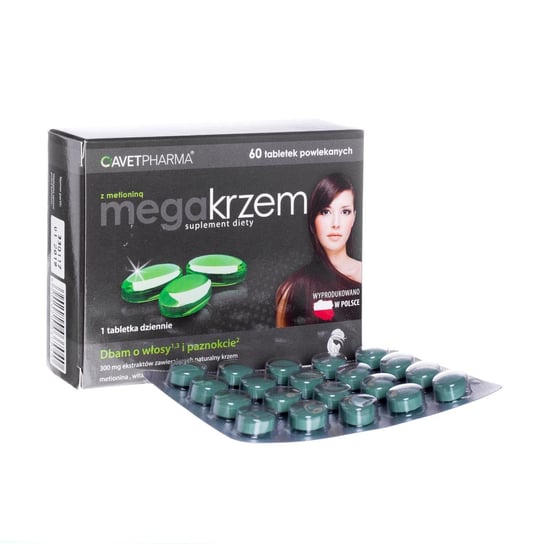 Megakrzem z metioniną  suplement diety, 60 tabletek powlekanych Avet Pharma