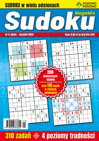 MegaMix Sudoku POZIOMO-PIONOWO BOGDAN PRZYBYSZEWSKI