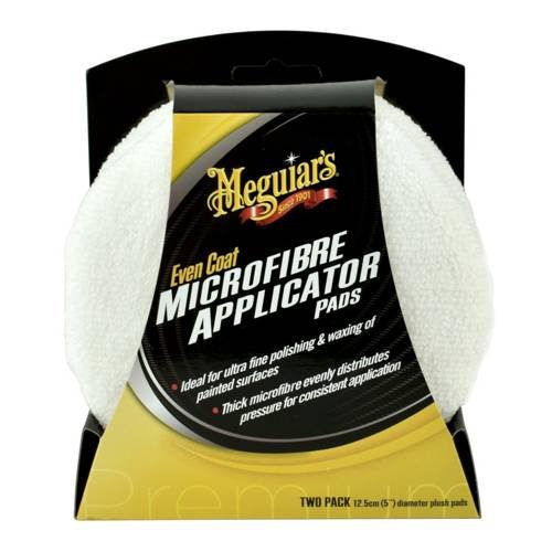 Meguiars Even-Coat Applicator Pad - gąbka z mikrofibry do nakładania wosku - 2szt MEGUIARS