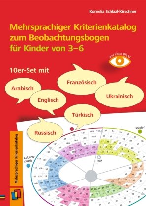 Mehrsprachiger Kriterienkatalog zum Beobachtungsbogen für Kinder von 3 bis 6 Verlag an der Ruhr