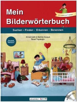 Mein Bilderwörterbuch, Deutsch - Polnisch, m. Audio-CD Schulbuchverlag Anadolu