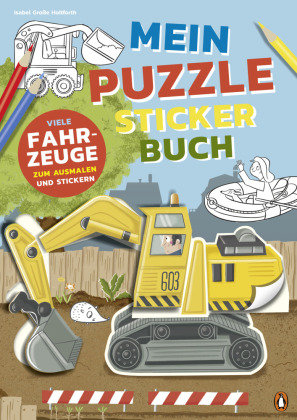 Mein bunter Puzzle-Sticker-Spaß - Fahrzeuge Penguin Junior