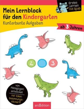 Mein Lernblock für den Kindergarten - Kunterbunte Aufgaben Ars Edition