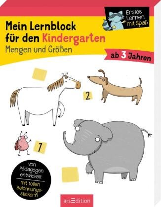 Mein Lernblock für den Kindergarten - Mengen und Größen Ars Edition