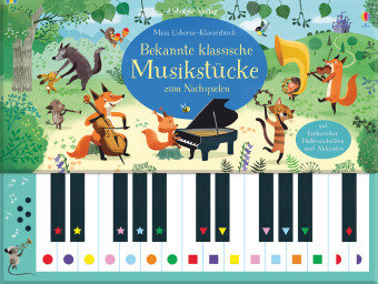 Mein Usborne-Klavierbuch: Bekannte klassische Musikstücke zum Nachspielen, m. Farbtastatur Usborne Verlag