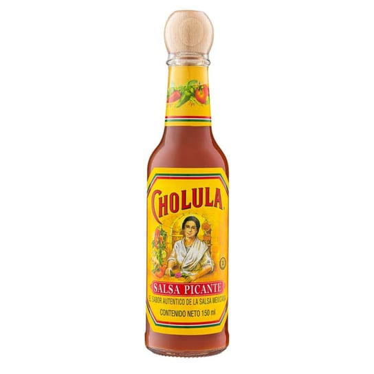 Meksykańska Kultowa Salsa Cholula [Chili Arbol i Chili Piquin] "Salsa Cholula Salsa Picante | Original Hot Sauce" 150ml CHOLULA