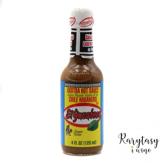 Meksykańska Super Pikantna Salsa Habanera Kutbil-ik wg Receptury Majów "XXXtra Hot Sauce Salsa Picante Kutbil-ik de Chile Habanero | Mayan Recipe" 120ml El Yucateco El Yucateco