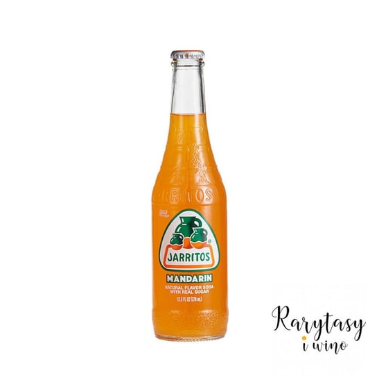 Meksykański Kultowy Napój Gazowany o Smaku Mandarynki "Mandarin Natural Flavor Soda" 370ml Jarritos Jarritos