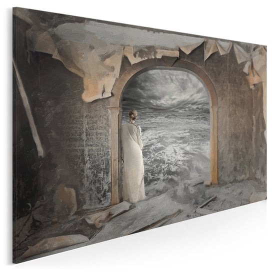 Melancholia oceanu - nowoczesny obraz na płótnie - 120x80 cm VAKU-DSGN Nowoczesne obrazy