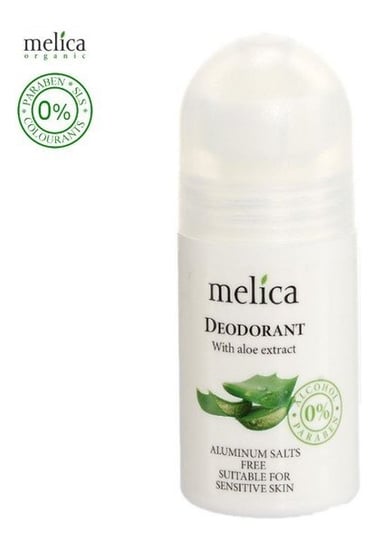 Melica Organic, dezodorant w kulce z ekstraktem z aloesu, 50 ml Melica Organic