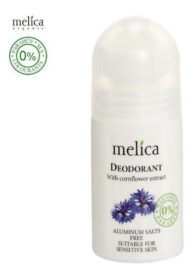 Melica Organic, dezodorant w kulce z ekstraktem z bławatka, 50 ml Melica Organic