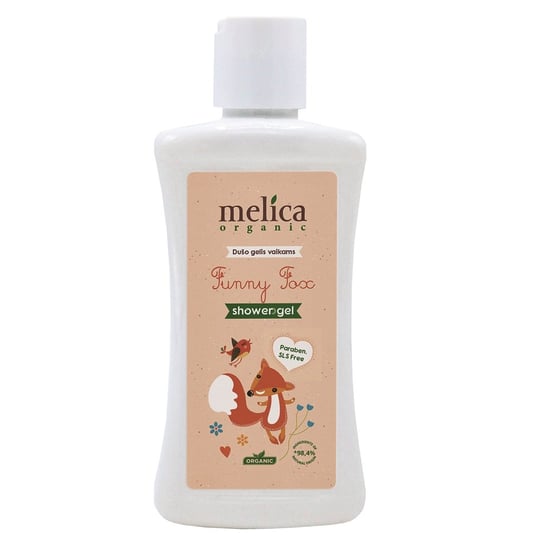 Melica Organic Funny Fox Żel pod prysznic dla dzieci 300ml Melica Organic