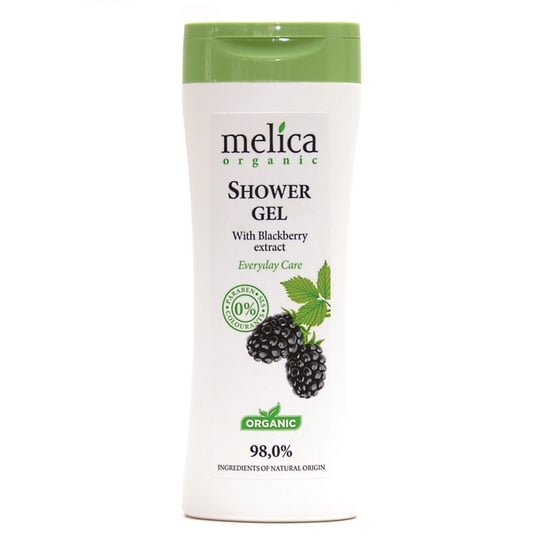 Melica Organic, żel pod prysznic z ekstraktem z jeżyny, 250 ml Melica Organic