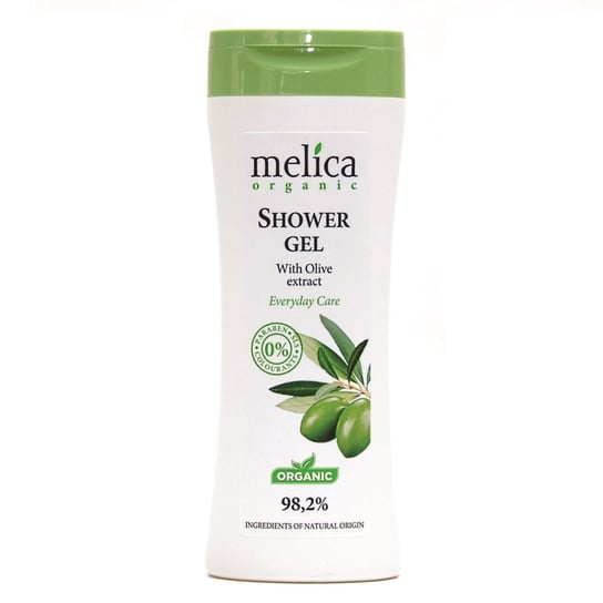 Melica Organic, żel pod prysznic z ekstraktem z oliwek, 250 ml Melica Organic