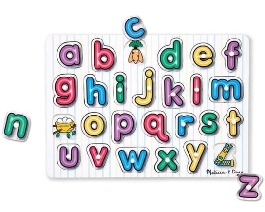 Melissa Drewniane Puzzle Alfabet Angielski 13272 Inna marka
