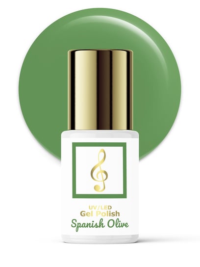 Melody of Beauty, Soak Off, Lakier hybrydowy UV LED Spanish Olive, 7 ml Melody of Beauty
