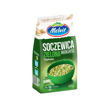 Melvit Soczewica zielona 400g Melvit