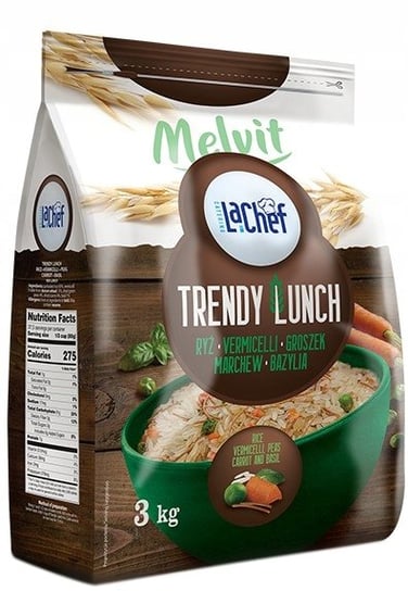 .Melvit Trendy Lunch Ryż, Vermicelli, Groszek, Marchew, Bazylia 3kg MELVIT S.A.