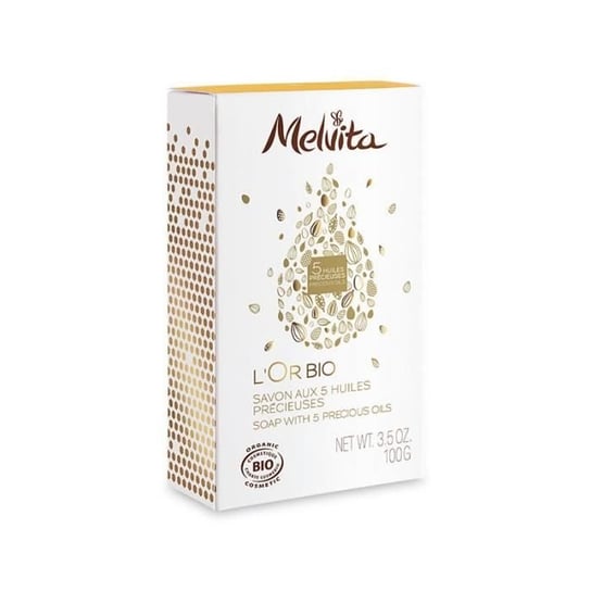 Melvita L'Or Bio, Mydło z 5 Cennymi Olejkami Organiczne, 100g Melvita