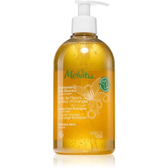 Melvita Miel de Fleurs & Fleur d'Orange delikatny szampon do włosów suchych 500 ml Melvita