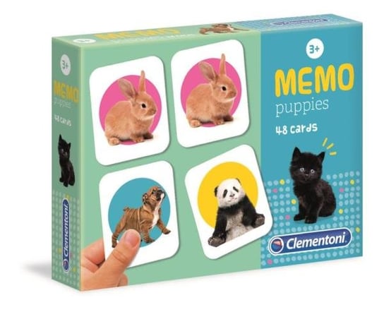 Memo Puppies, gra edukacyjna, Clementoni Clementoni