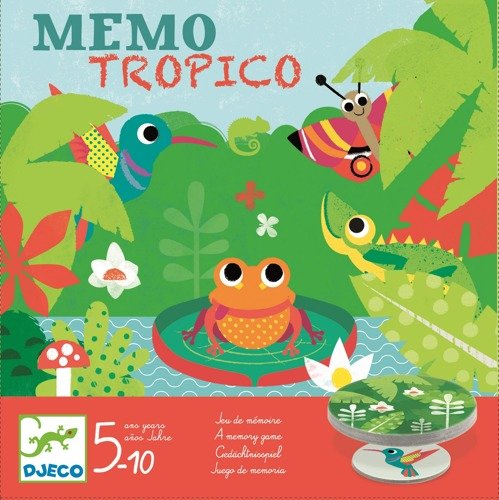 Memo Tropico, gra edukacyjna, Djeco Djeco