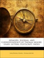Memoirs, Journal, and Correspondence of Thomas Moore: Diary. Letters. Postscript. Index Russell John Russell, Moore Thomas