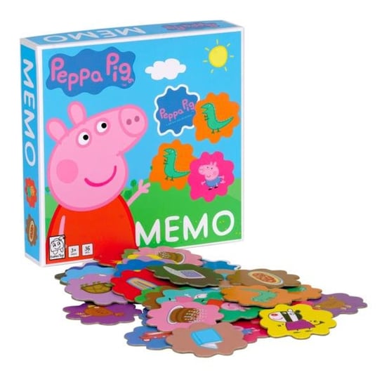 Memory Dla Dzieci, Gra Pamięciowa, 36 Elementów, Świnka Peppa Barbo Toys