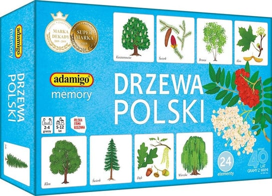 Memory Drzewa Polski, gra, Adamigo Adamigo
