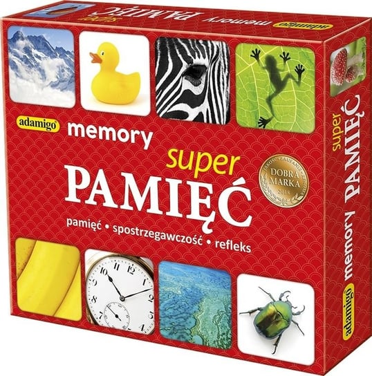 Memory Super pamięć, gra rodzinna, Adamigo Adamigo