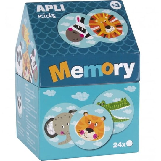 Memory w kartonowym domku Apli Kids - Safari APLI Kids