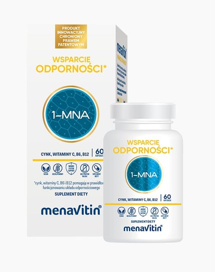 Menavitin, wsparcie odporności, Suplement diety, 60 kaps. Menavitin