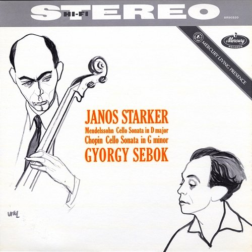 Mendelssohn and Chopin Sonatas for Cello and Piano (The Mercury Masters, Vol. 2) János Starker, György Sebök