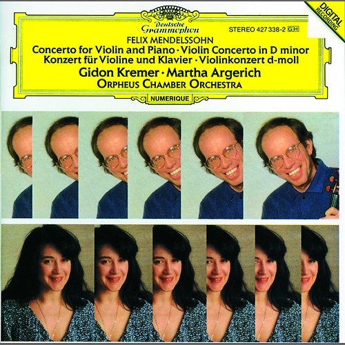 Mendelssohn: Concerto for Violin, Piano and Strings; Violin Concerto Gidon Kremer, Martha Argerich, Orpheus Chamber Orchestra